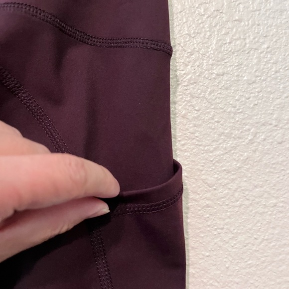 Yogalicious Lux Arabian Night High Waist 7/8 Ankle Leggings Side Pockets XS - Picture 5 of 6